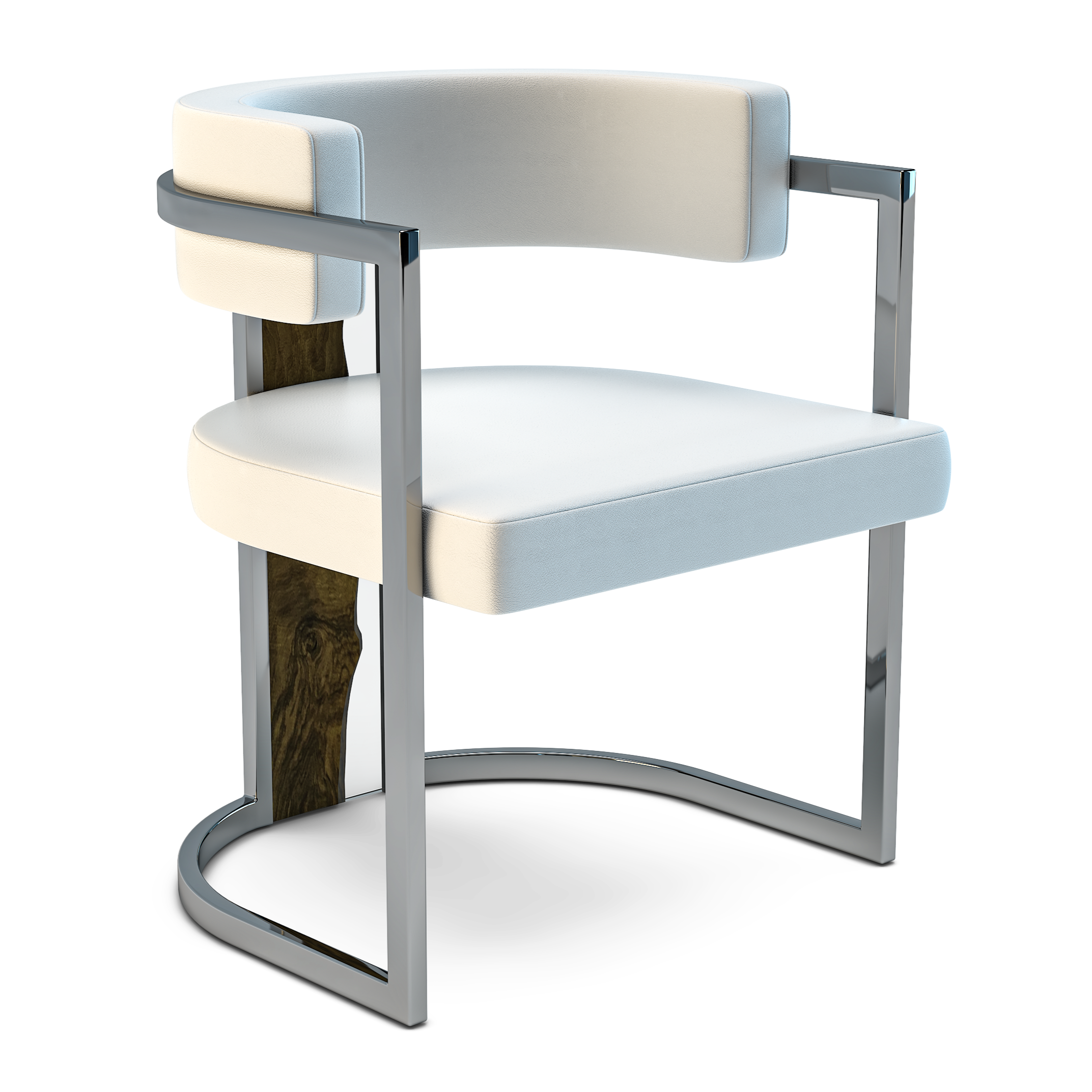 White Matera Dining Chair