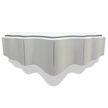 White La Donna Floating Wall Console - ARDITI COLLECTION®